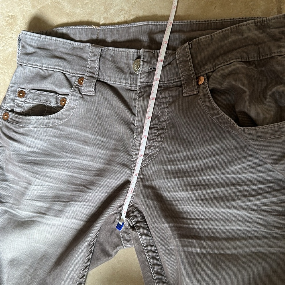 True Religion Gray Corduroy Jeans - Picture 7 of 7